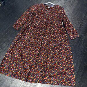 Vintage Faith Mountain Company Modest Long Dress Corduroy Large  Cotton USA Made